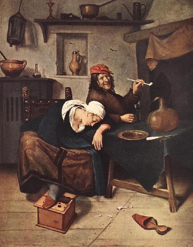 Jan Steen The Drinker oil painting picture